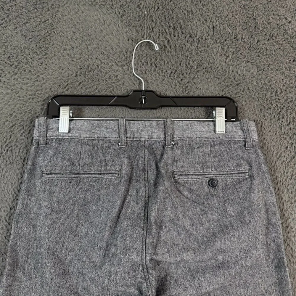 J Crew Pants Mens 30x32 Gray 484 Slim Fit Brushed Cotton Stretch Chino Preppy